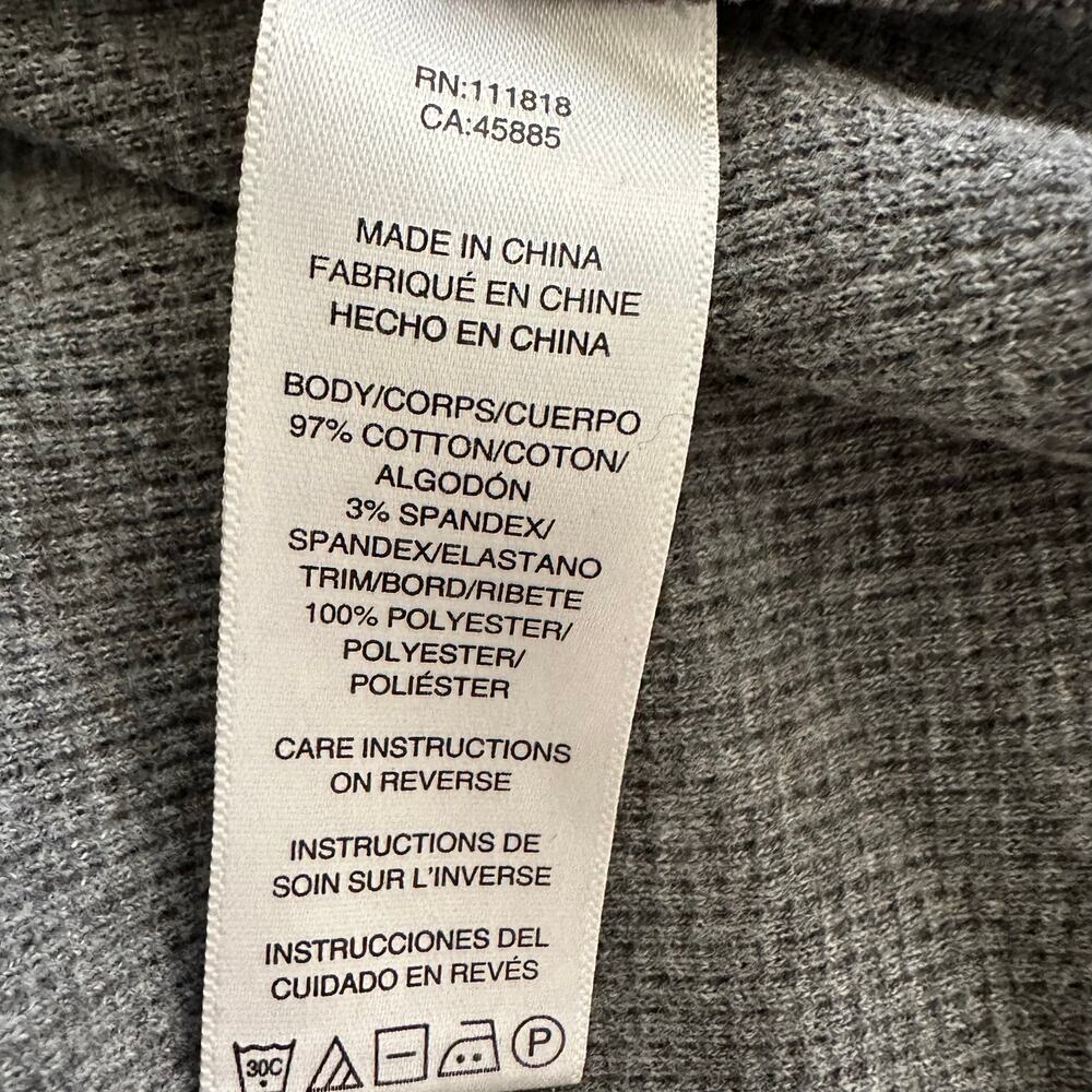 Michael Kors Men Gray Lightweight Quarter Zip Long Sleeves Sweater Size XL - Picture 7 of 8